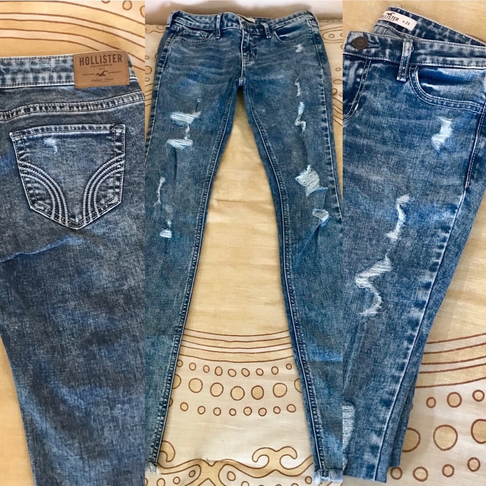 Hollister SkinnyJeans NEW Retro look Size 0 w24
